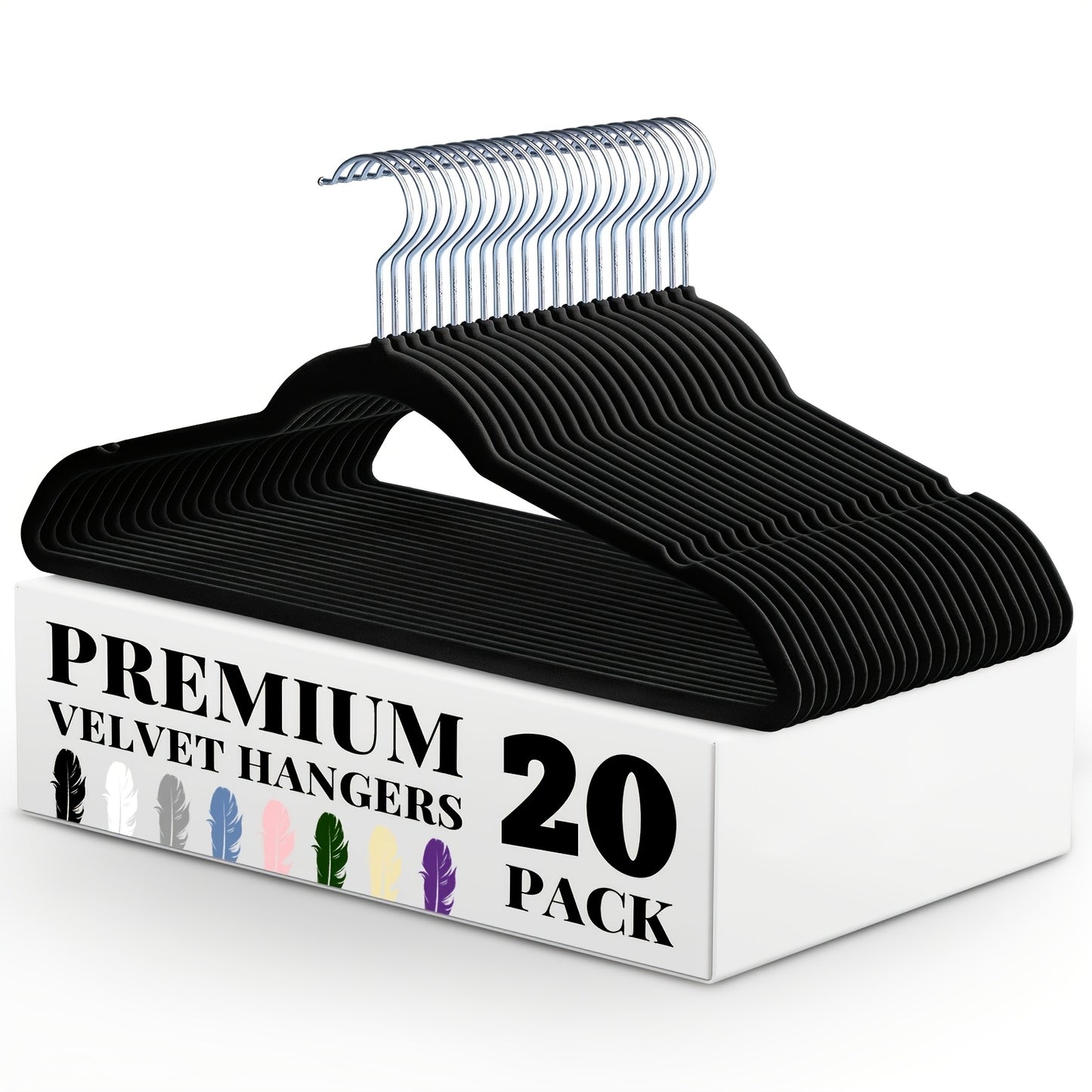 Non-Slip Heavy Duty Velvet Hangers