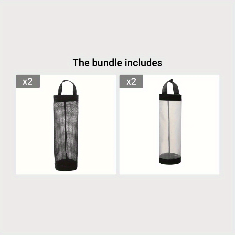 Foldable Mesh Grocery Bag Holder