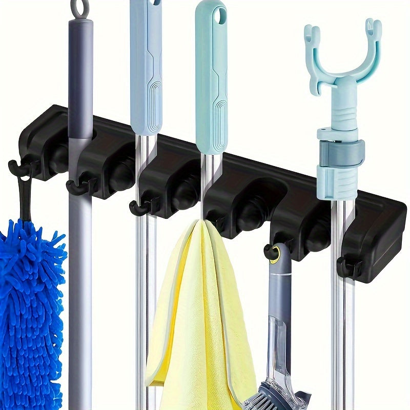 5 Slot Wall Mounted Broom/Utility Holder