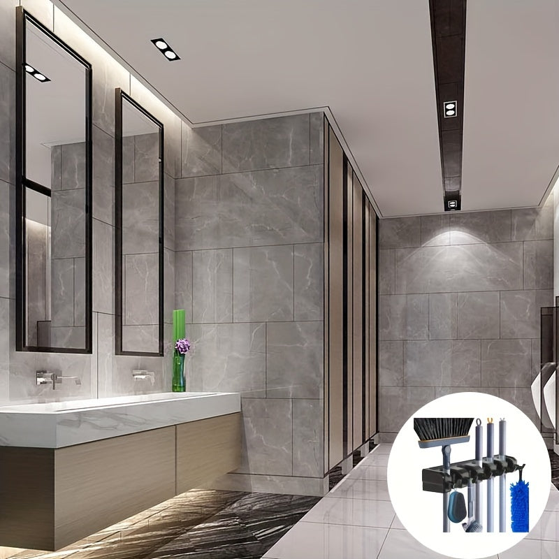 5 Slot Wall Mounted Broom/Utility Holder