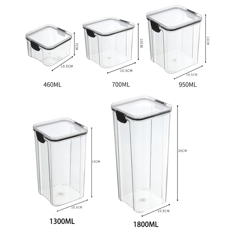 Sealed Kitchen Jar Organizers