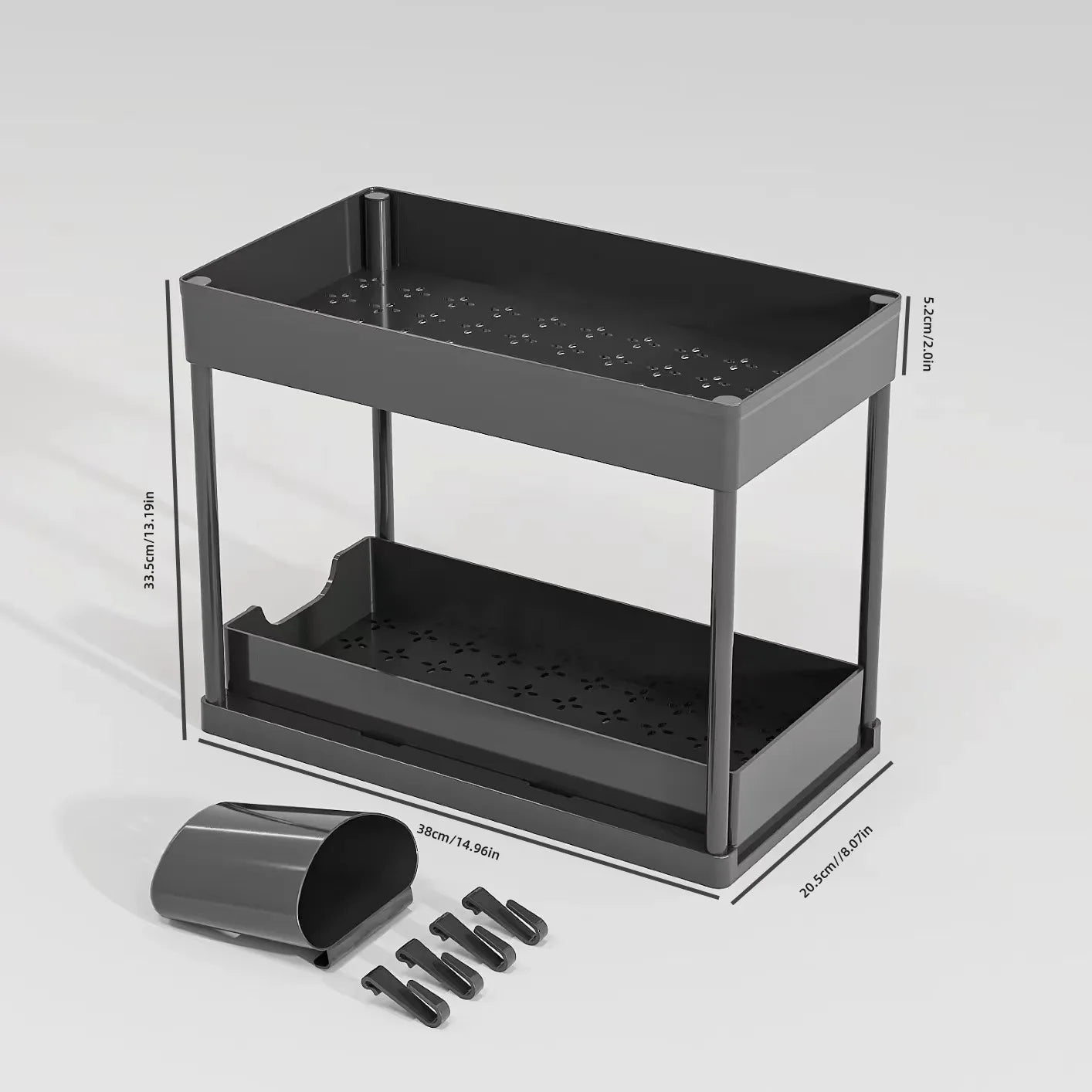 Under-Sink Pull-Out Storage Organizer