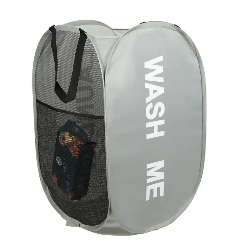 Portable Mesh Pop Up Laundry Hamper