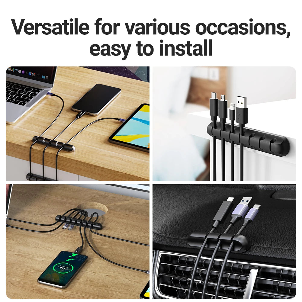 Adhesive Cable Holder Clips