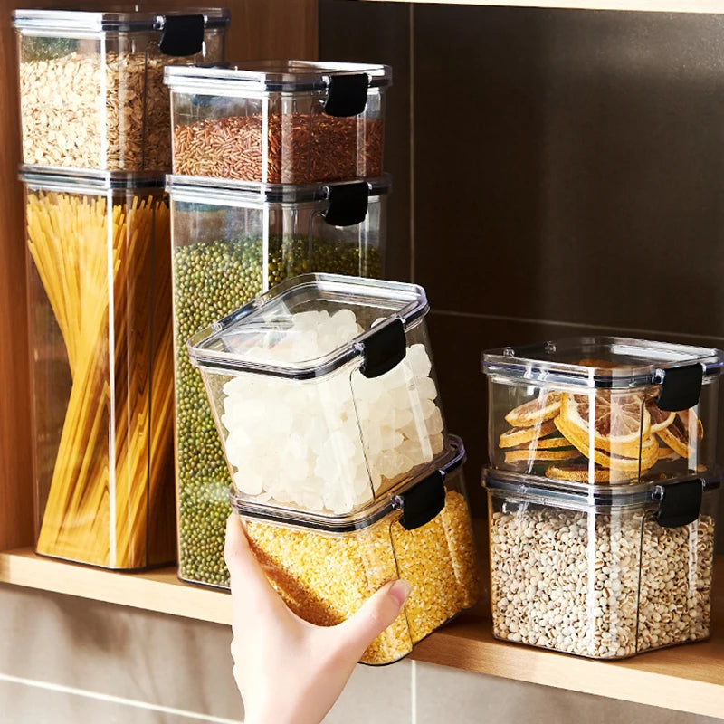 Sealed Kitchen Jar Organizers