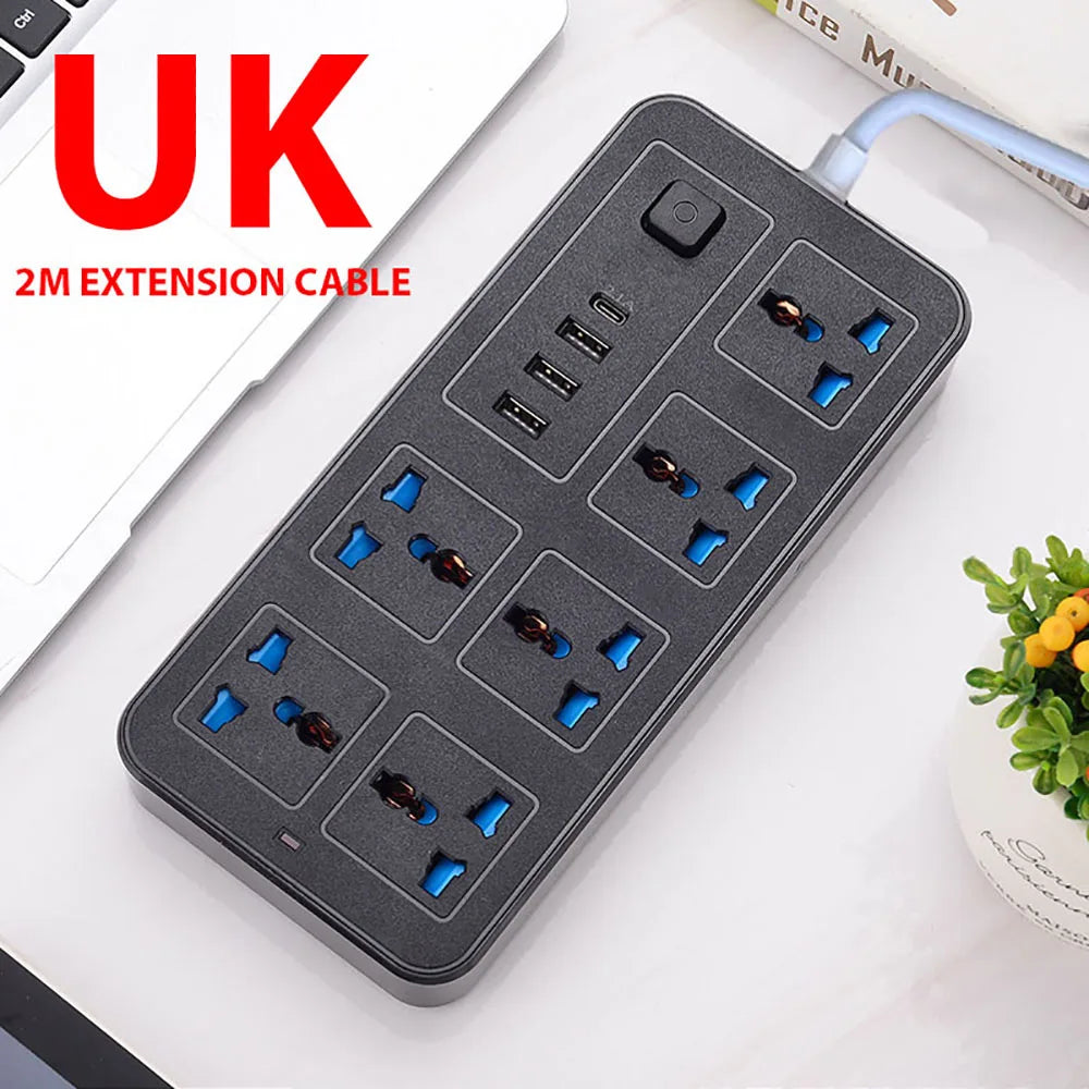Universal Power Strip Type C USB Port