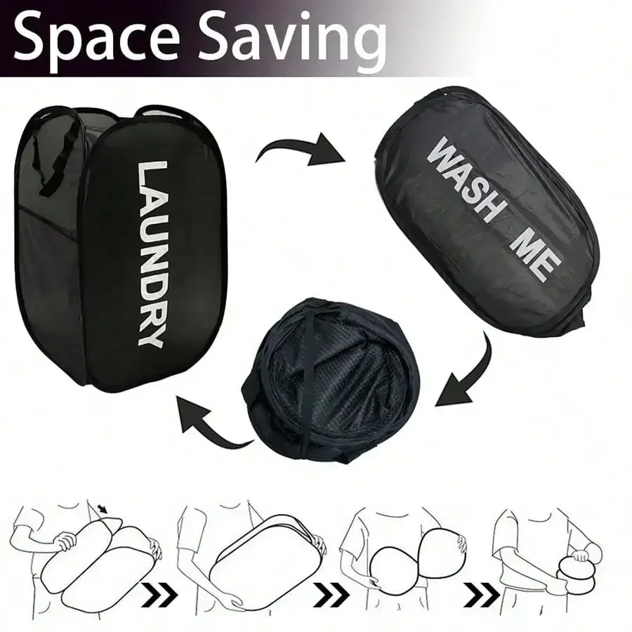 Portable Mesh Pop Up Laundry Hamper