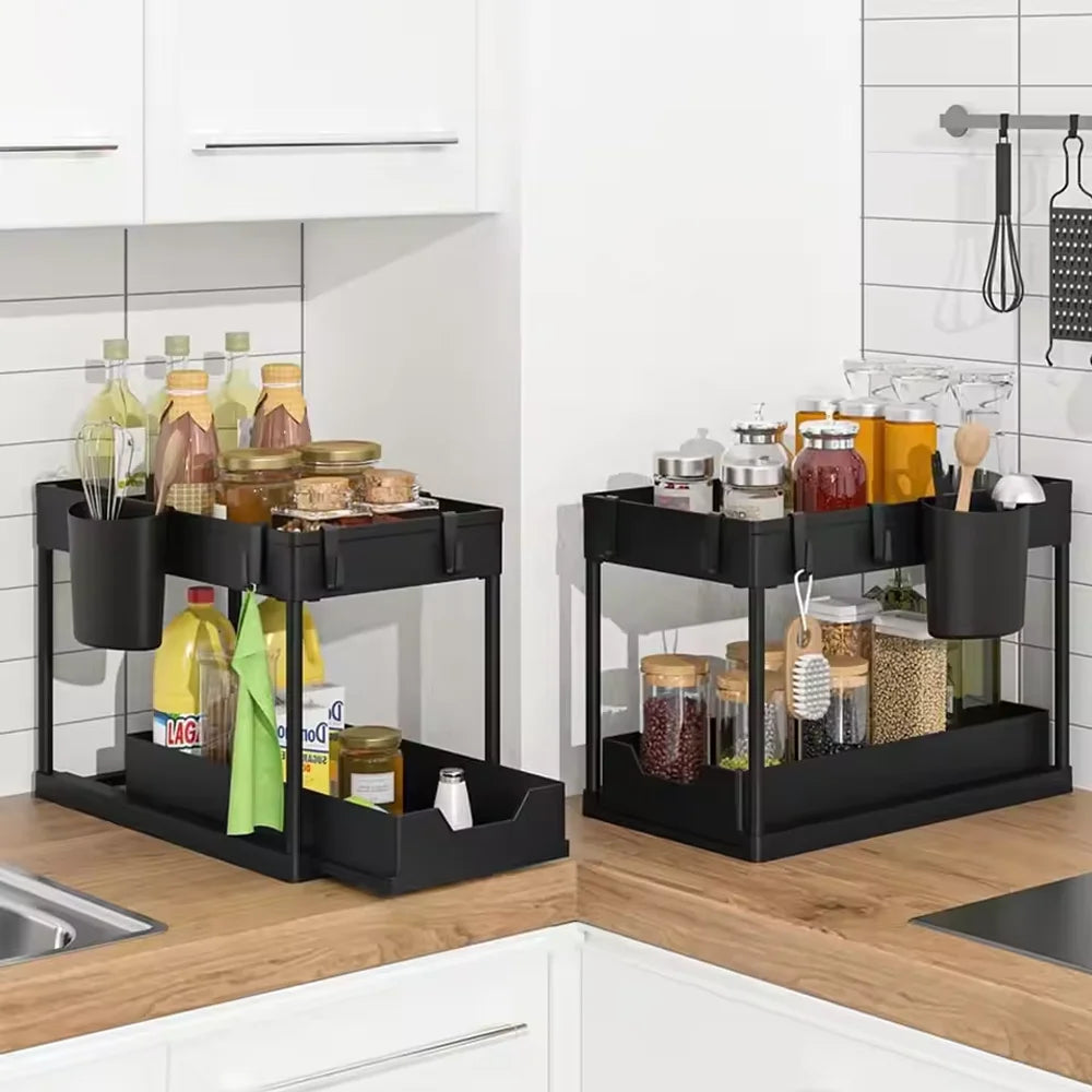 Under-Sink Pull-Out Storage Organizer