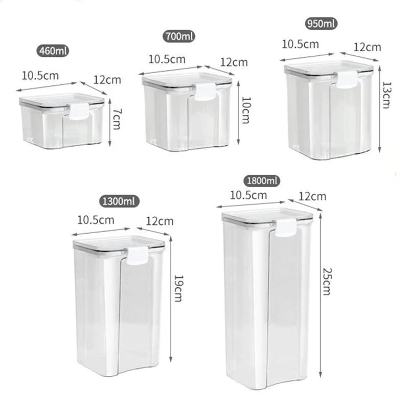 Sealed Kitchen Jar Organizers