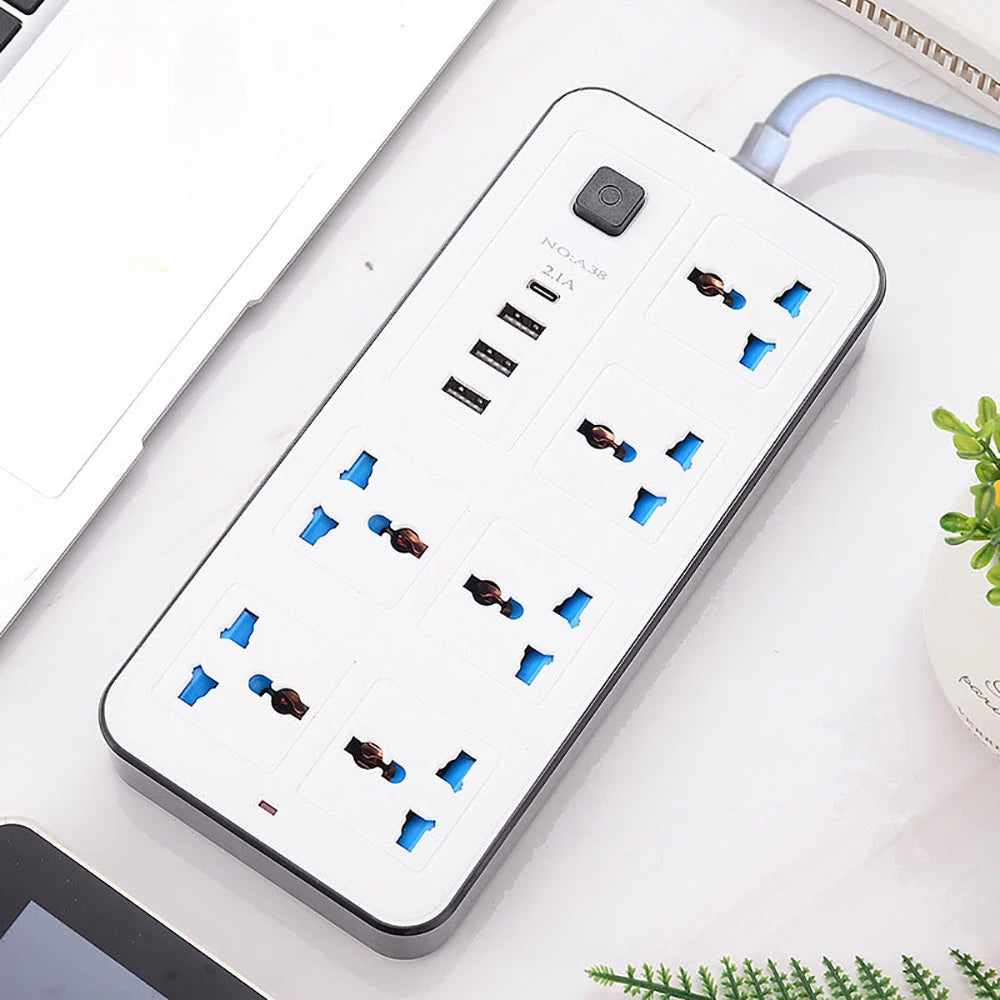 Universal Power Strip Type C USB Port