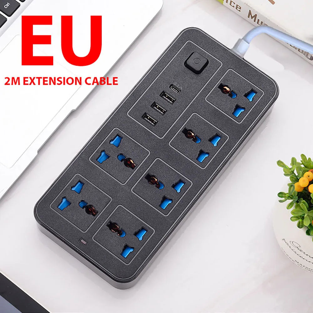 Universal Power Strip Type C USB Port