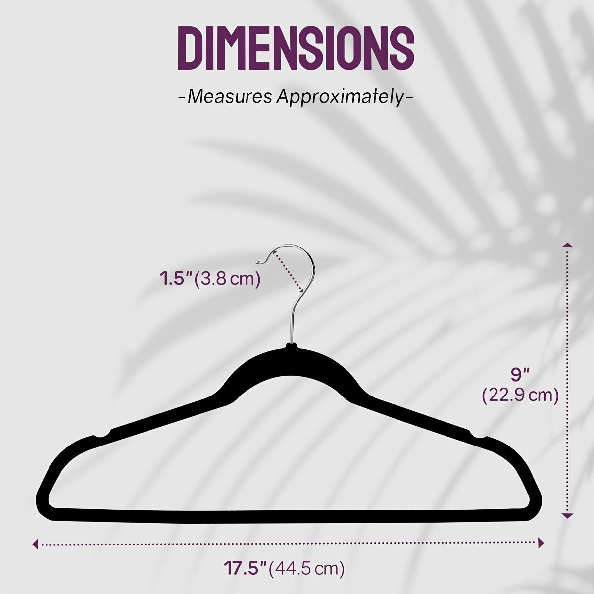 Non-Slip Heavy Duty Velvet Hangers