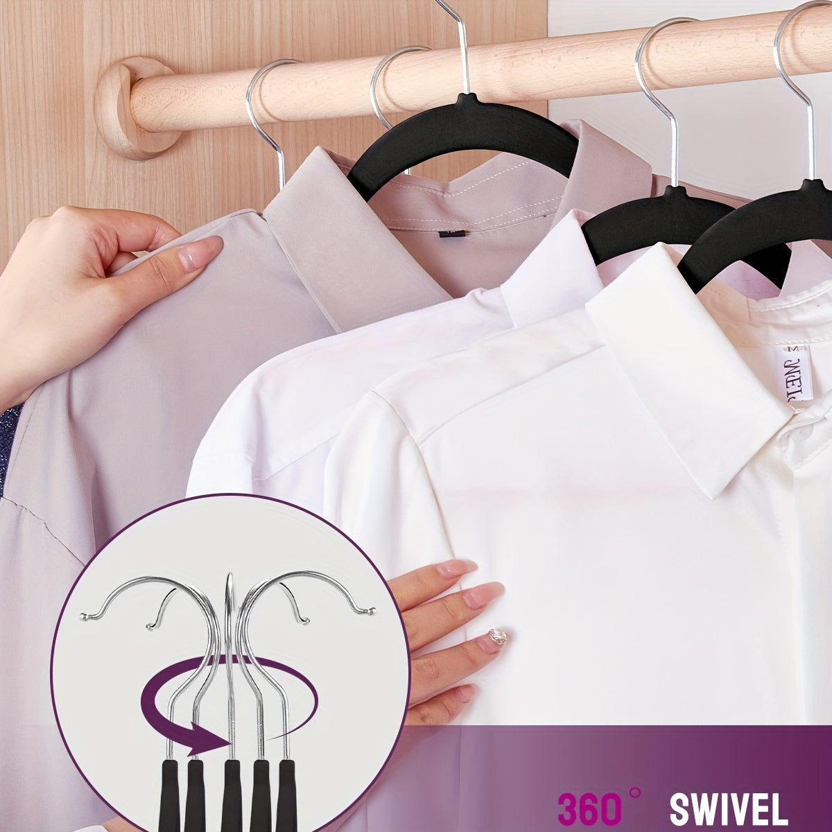 Non-Slip Heavy Duty Velvet Hangers