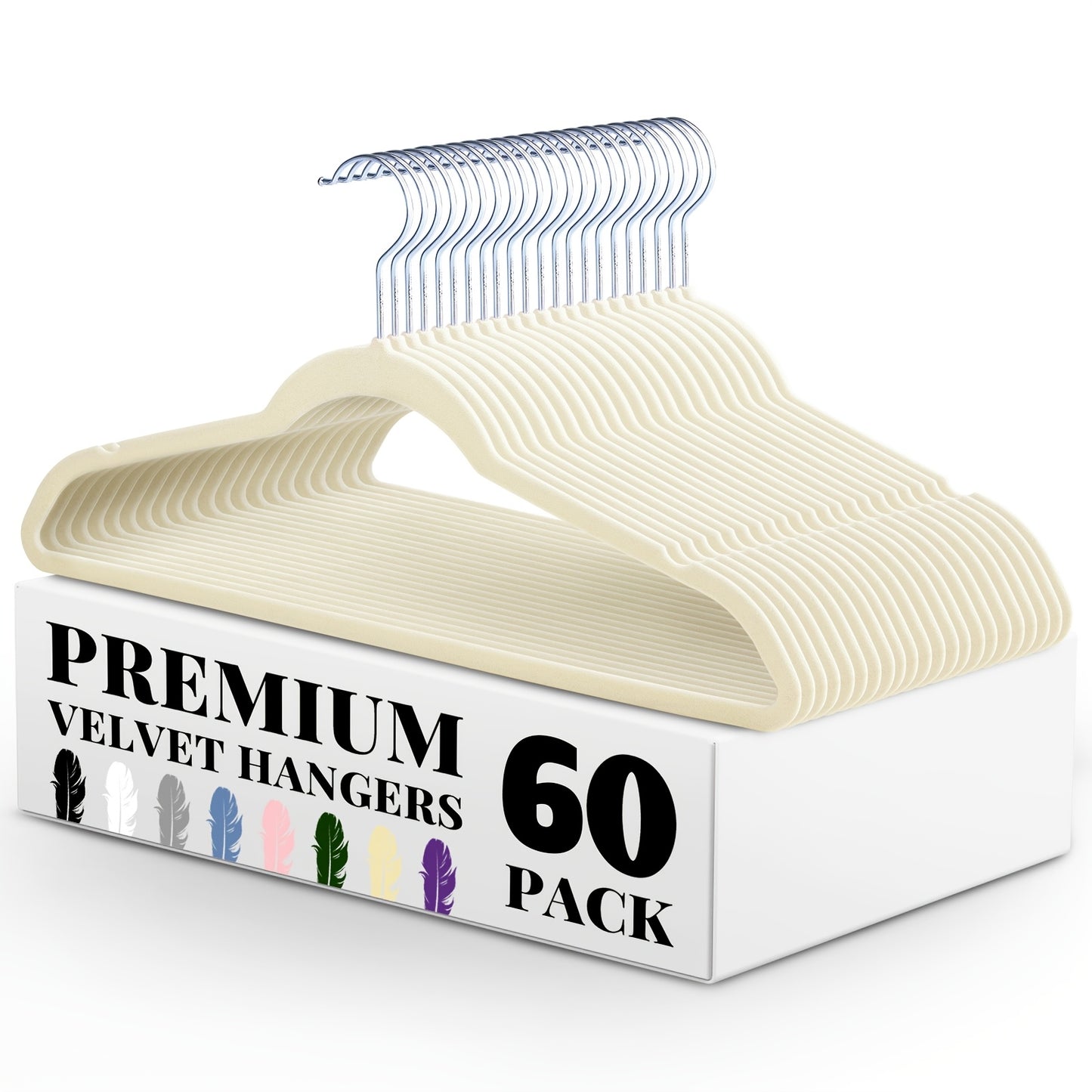 Non-Slip Heavy Duty Velvet Hangers
