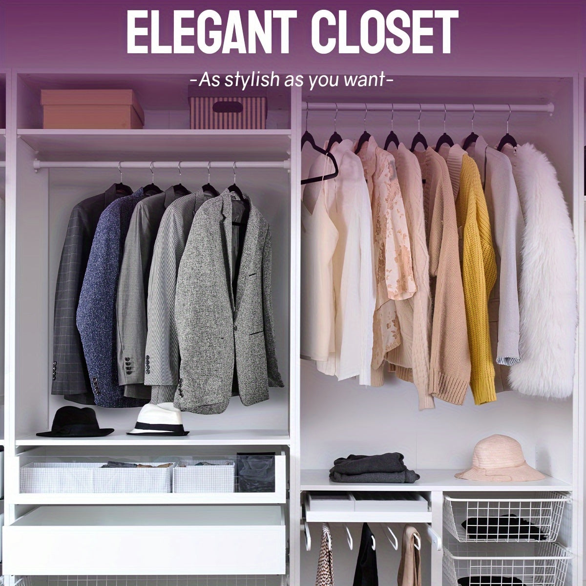 Non-Slip Heavy Duty Velvet Hangers