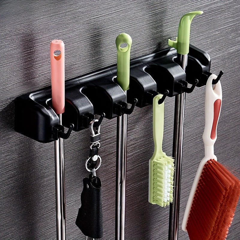 5 Slot Wall Mounted Broom/Utility Holder