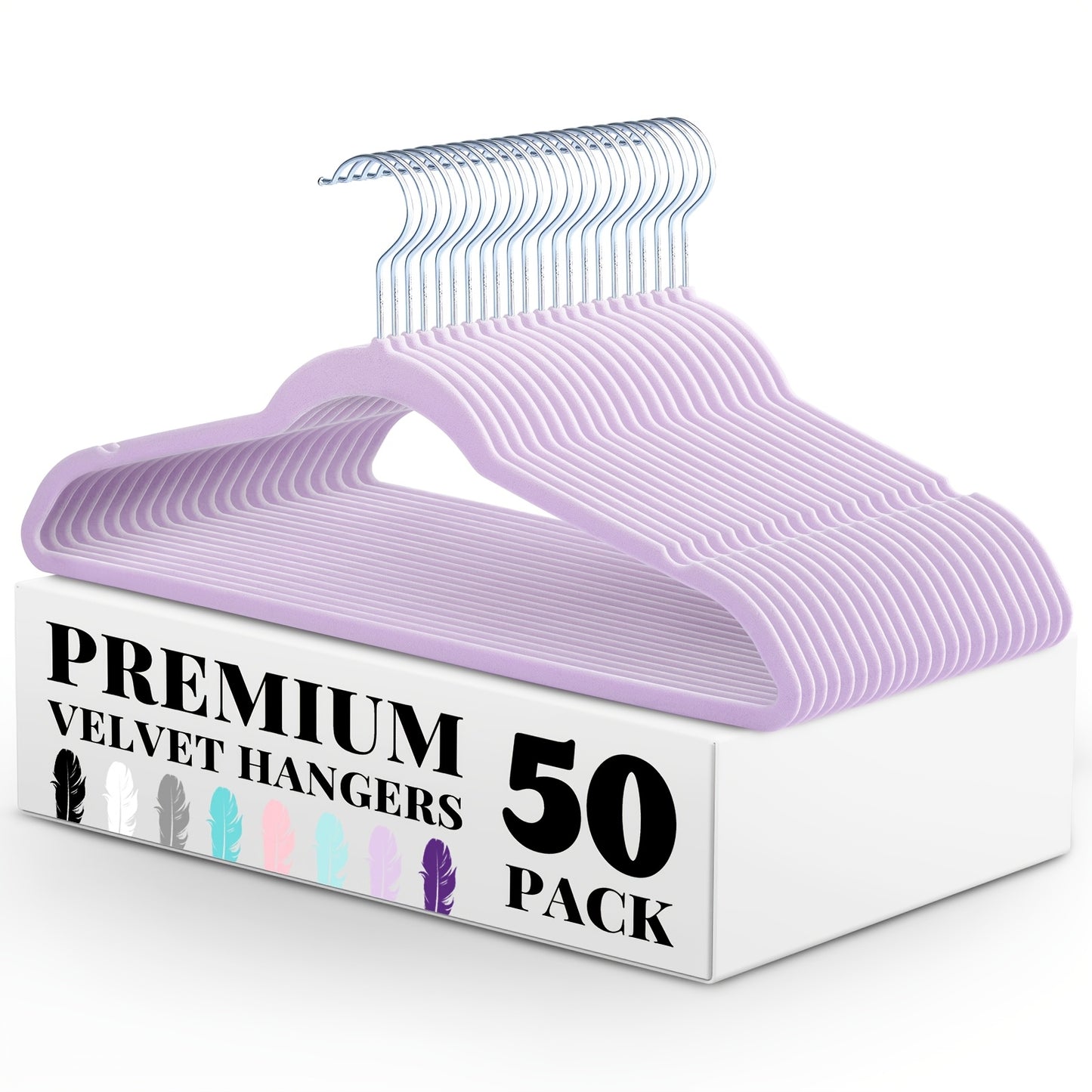Non-Slip Heavy Duty Velvet Hangers