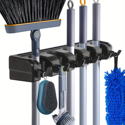 5 Slot Wall Mounted Broom/Utility Holder