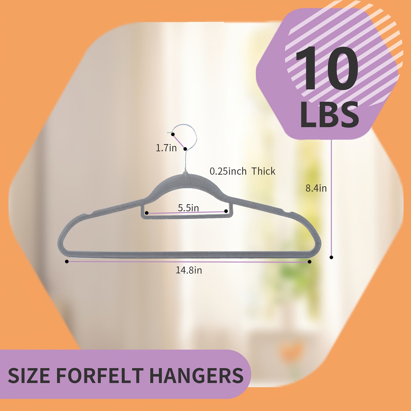 Heavy-Duty Velvet Hangers