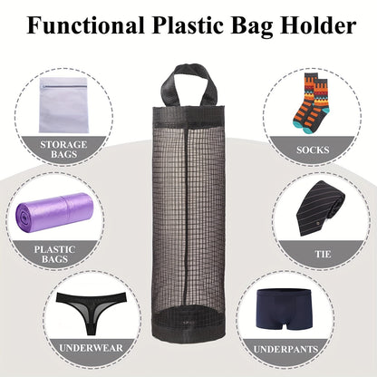 Foldable Mesh Grocery Bag Holder