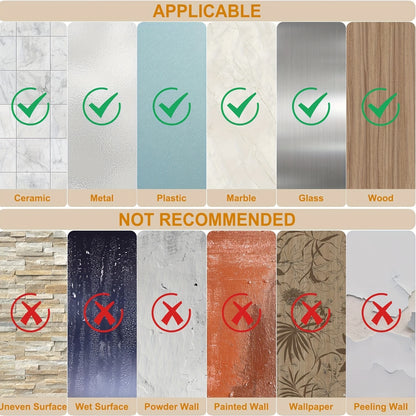 Adhesive Heavy-Duty Wall Hooks