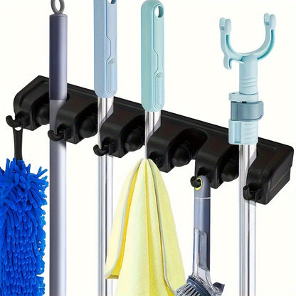 5 Slot Wall Mounted Broom/Utility Holder