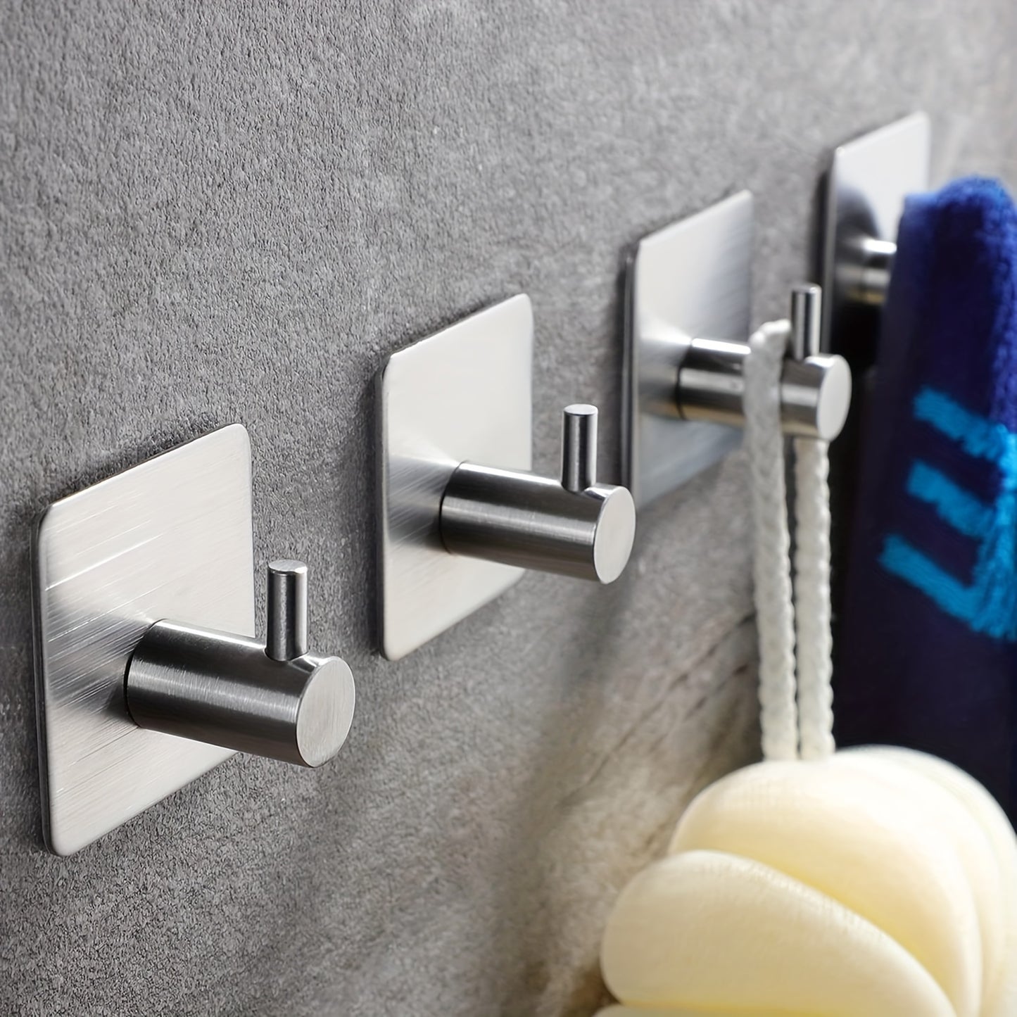 Adhesive Heavy-Duty Wall Hooks
