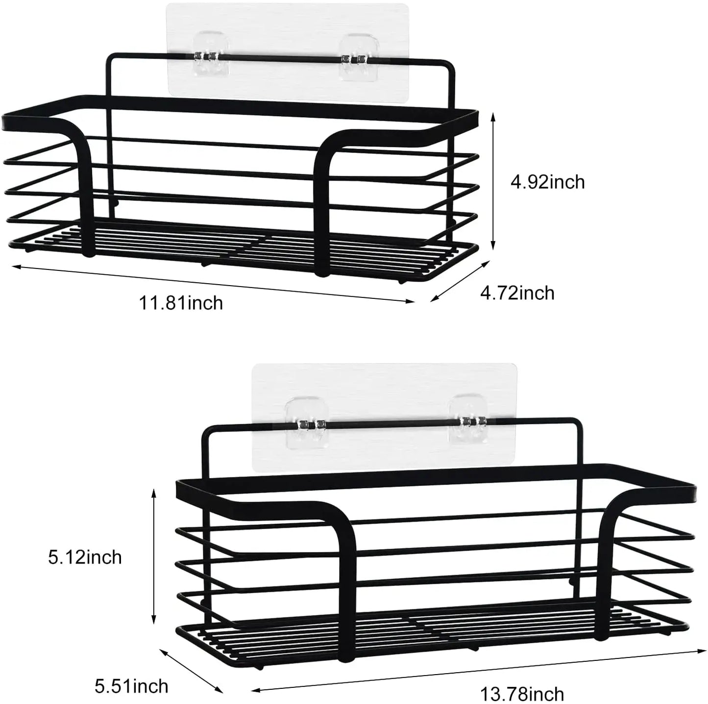 Adhesive Multi-Purpose Wall Basket