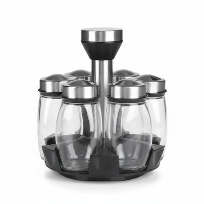 Glass Spice Jar Set