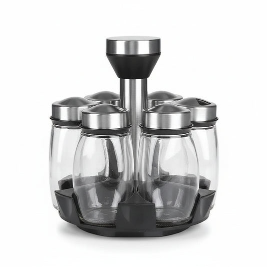 Glass Spice Jar Set