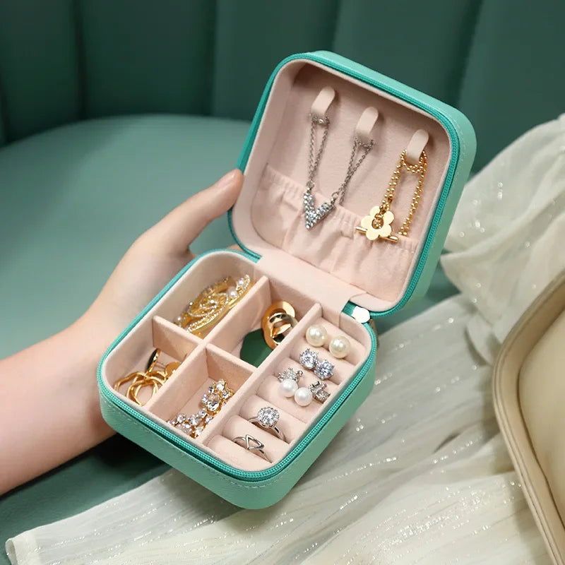 Portable Mini Jewelry Case