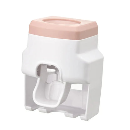 Automatic Toothpaste Dispenser and Toothbrush Holder