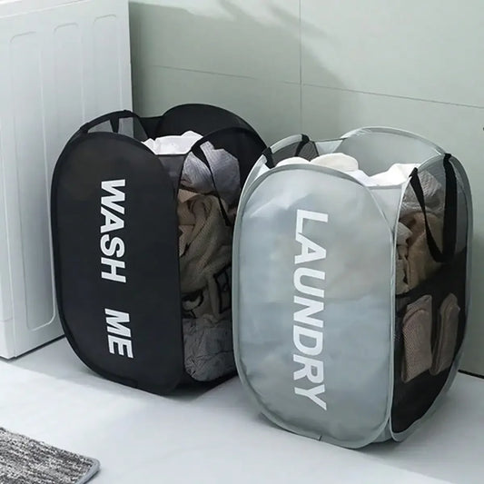 Portable Mesh Pop Up Laundry Hamper