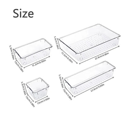 Drawer Organizers Clear Set