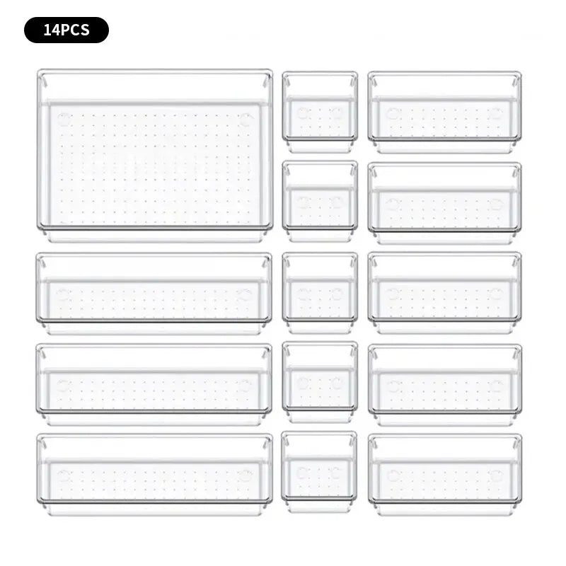 Drawer Organizers Clear Set