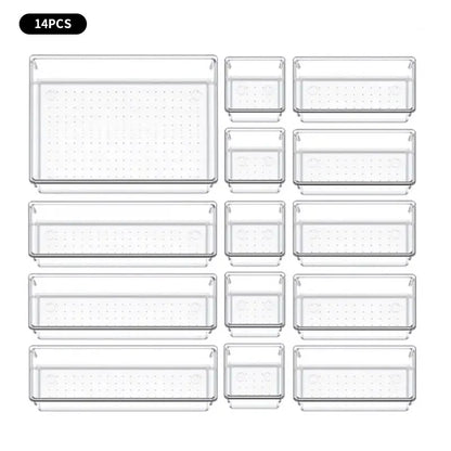 Drawer Organizers Clear Set