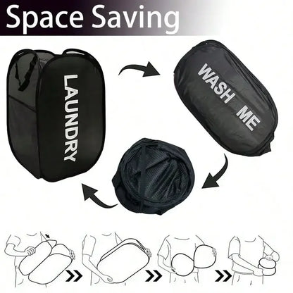 Portable Mesh Pop Up Laundry Hamper