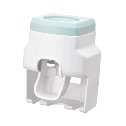 Automatic Toothpaste Dispenser and Toothbrush Holder