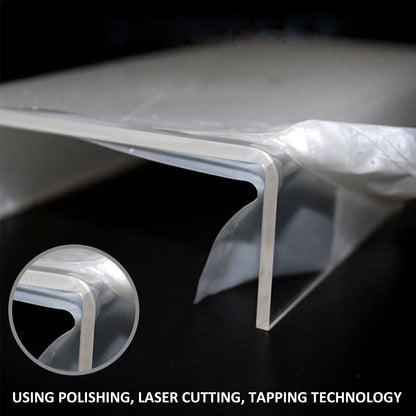 Multi-Tier Transparent Display Shelf