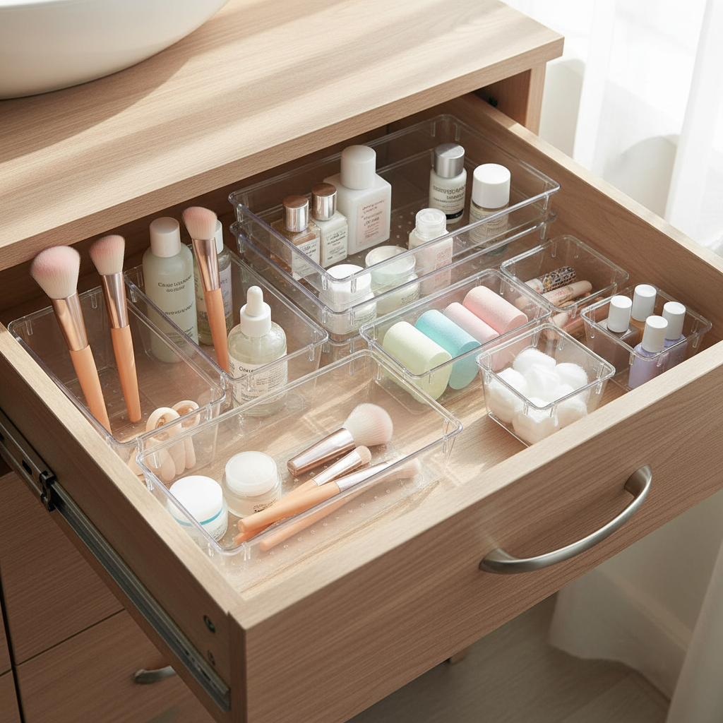 Drawer Organizers Clear Set