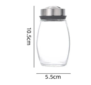 Glass Spice Jar Set