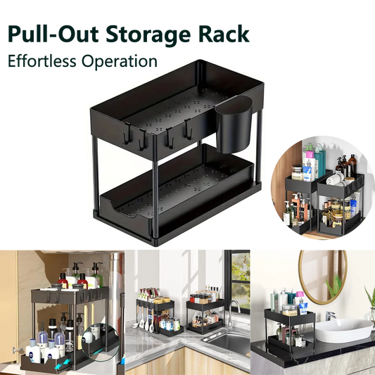 Under-Sink Pull-Out Storage Organizer