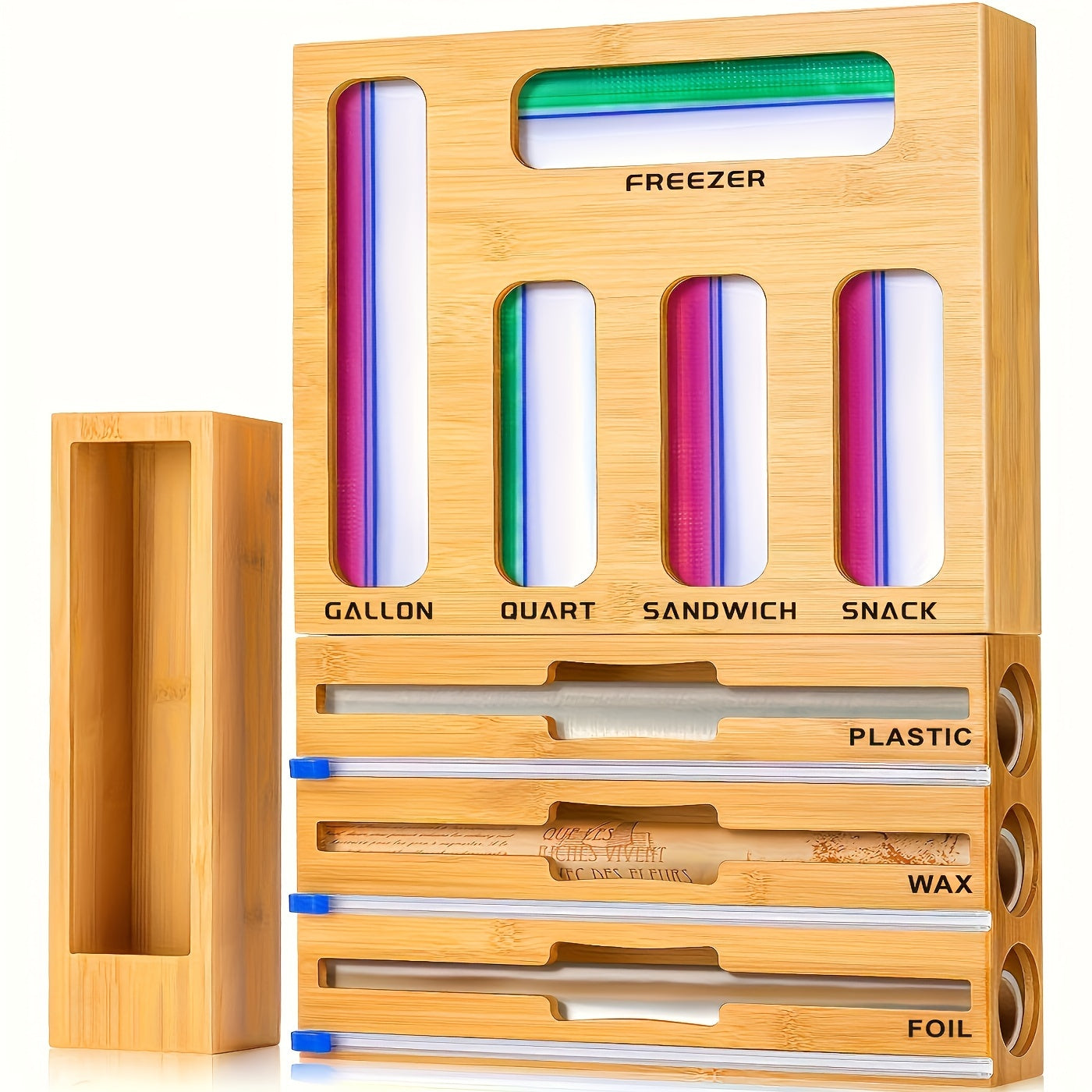 Bamboo Storage Bag Organizer