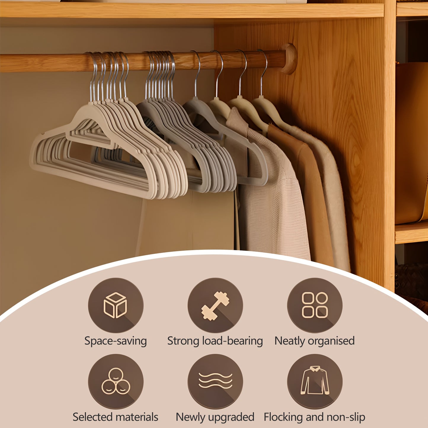 Heavy-Duty Velvet Hangers