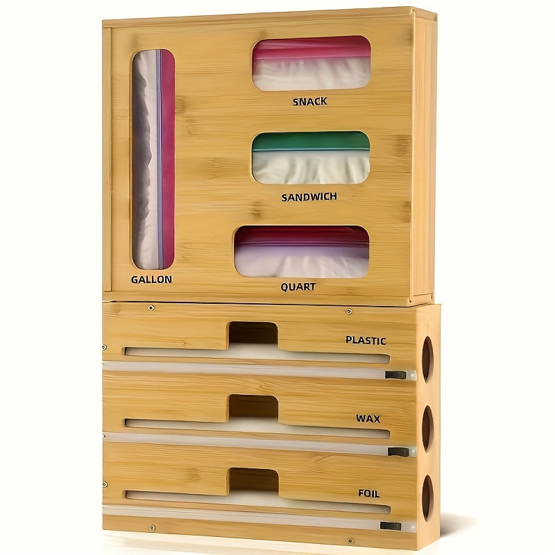 Bamboo Storage Bag Organizer