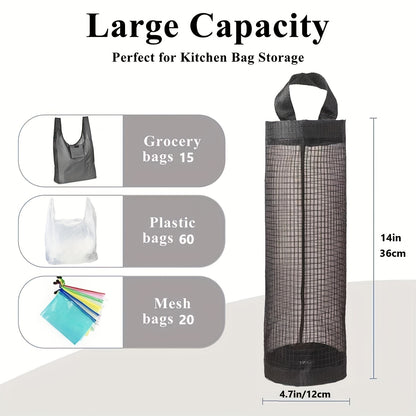 Foldable Mesh Grocery Bag Holder