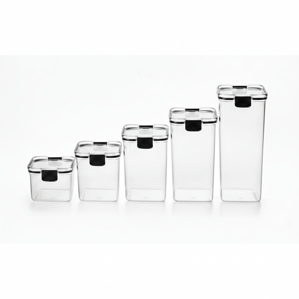 Airtight Kitchen Jars 5-Set