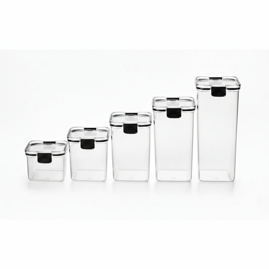 Airtight Kitchen Jars 5-Set